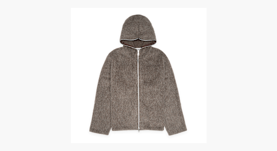 Buy Our Legacy Fullzip Hoodie in brown | M2266FM | solebox