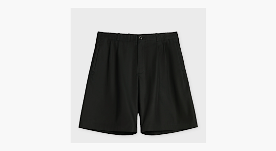 Buy Our Legacy Ponte Shorts in black | M2264PSB | solebox