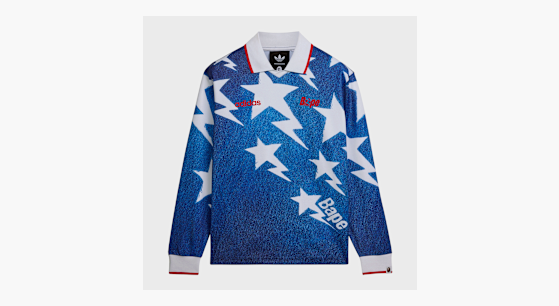 Buy adidas Originals x Bape LSL Star Jersey in white | KF4913