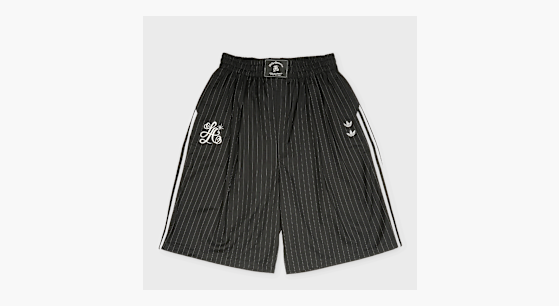Buy adidas Originals x Willy Chavarria Pinstripe Short in black