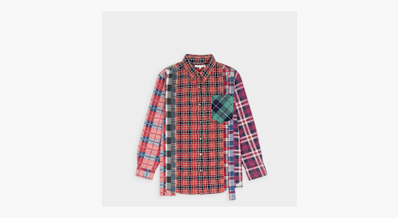 Buy Needles 7-Cuts Flannel Shirt in multicolor | SX480-MULTI | solebox
