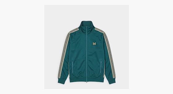 NEEDLES SPORTSWEAR　S.B. Jacket Buy Needles Track Jacket - Poly Smooth in green | SX404-B | solebox