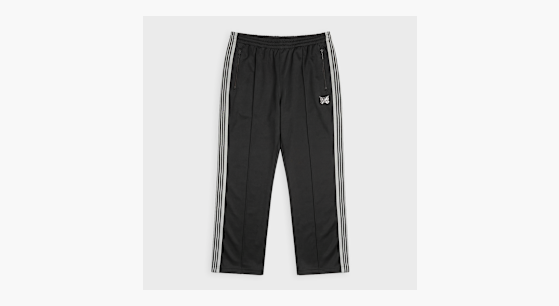 Buy Needles Track Pant - Poly Smooth in black | SX406-C | solebox