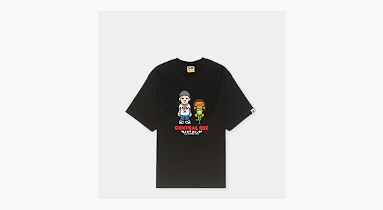 Buy A Bathing Ape x Spotify x Central Cee Baby Milo Tee in black