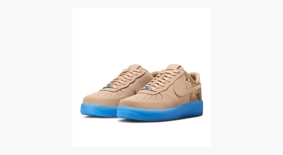 Buy Nike Air Force 1 Low Protro in linen/university blue | IH1018