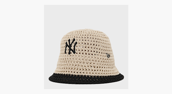Buy New Era Female Knitted Bucket in new york yankees stnblk