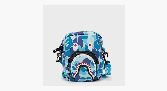Buy A Bathing Ape ABC Camo Shark Mini Bag M in camouflage