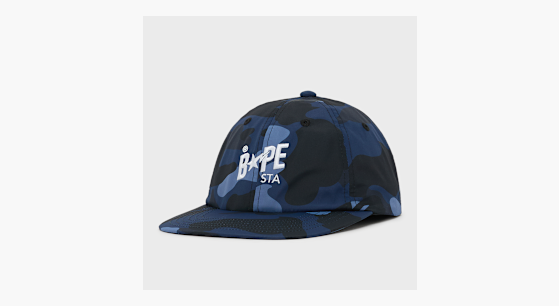 Buy A Bathing Ape Color Camo Bape Sta Panel Cap in blue