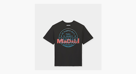 Buy adidas Originals x Bad Bunny Madrid Merch Tee in black