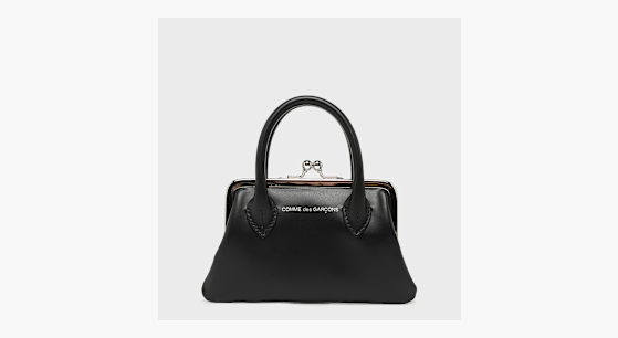 Buy Comme des Garcons Wallet Clasp Handles black in Undefined
