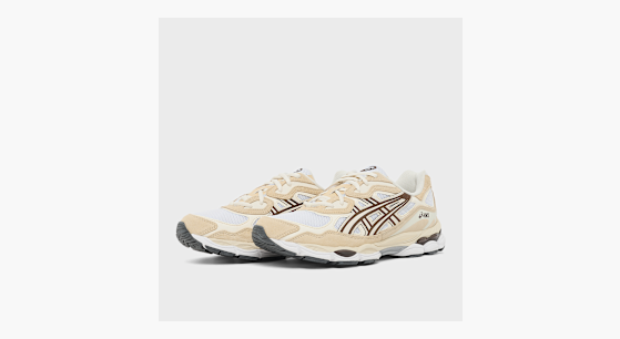 Buy ASICS SportStyle GEL-NYC in white/roasted coffee | 1203A383