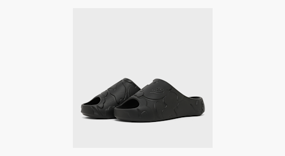 Buy A Bathing Ape Bape Slides #1 M in black | 001FWM301323MBLK