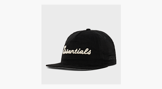 Buy New Era x Fear of God Open Market Cord Snapback Cap in black