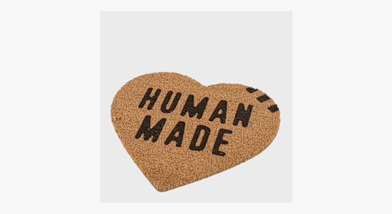 Buy HUMAN MADE Heart Rug Small in brown | HM31GD091BG at MBCY