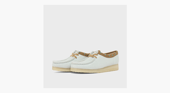 Buy Clarks Originals Wmns Wallabee off white interest Wmns
