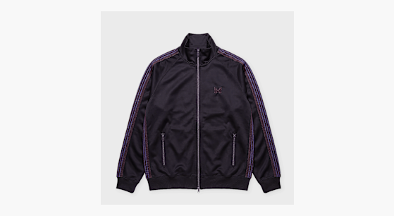 Needles トラックジャケット ブラック パープル M Buy Needles Track Jacket in purple | | solebox