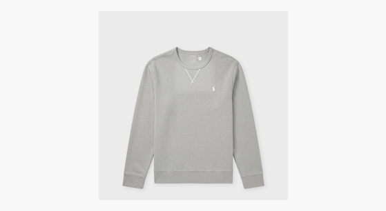 Buy Polo Ralph Lauren Double Knit Sweatshirt in grey