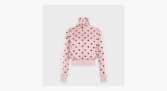 Buy adidas Originals Satin Polka Dots TT in light pink | LI2851
