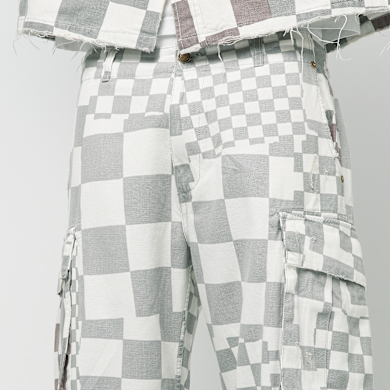 Buy ERL Unisex Printed Cargo Pants Woven in grey | ERL08P005-1 at MBCY