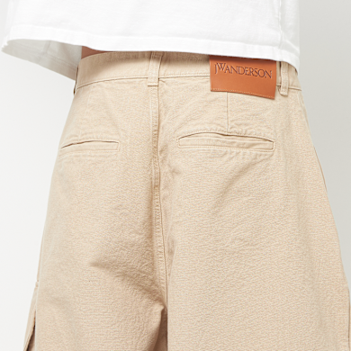 Buy J. W. Anderson Relaxed Cargo Trousers in beige | TR0366-PG1577
