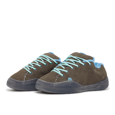 Buy ERL Suede Vamp Skate Sneaker Leather in brown | ERL10SH03-2 at Buy ERL Suede Vamp Skate Sneaker Leather in brown | ERL10SH03-2 at