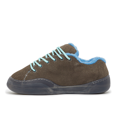 Buy ERL Suede Vamp Skate Sneaker Leather in brown | ERL10SH03-2 at