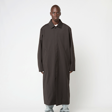 Buy Our Legacy Cloak Carcoat Membrane Wool in brown | M4251CC at MBCY