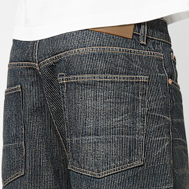 Buy Our Legacy Third Cut Chain Twill in blue | M4255TC at MBCY