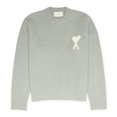 あみ Buy AMI PARIS Knit Sweater ADC in grey | UKS836.KN0135-058 at MBCY