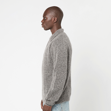 Buy Sunflower Mohair Polo in grey | 3074-950 at MBCY
