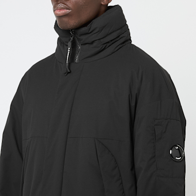 C.P Company LONG JACKET PRO-TEK シーピーカンパニ Buy C. P. Company Outerwear Long Jacket In Pro-Tek in black