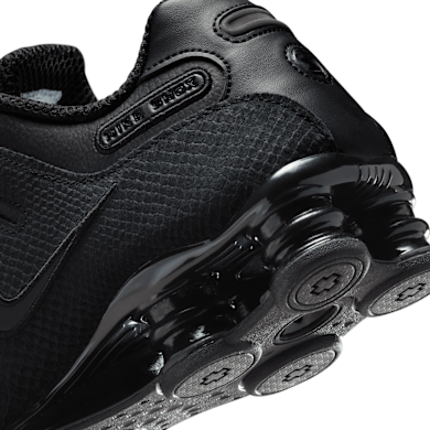 Nike Shox ブラックレザーシューズ 未使用 Buy Nike Shox NZ in black | 378341-001 at MBCY
