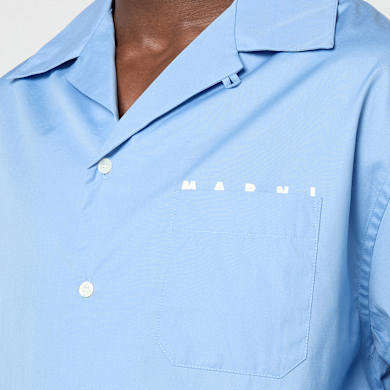 ローレン Buy Marni Short Sleeve Shirt in blue | CUMU0213PP-USCT88-LWB31 at MBCY