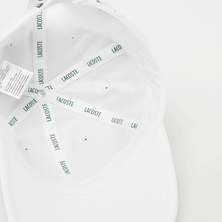 Buy Lacoste Cap Small Croc in white | RK0491-001 at MBCY