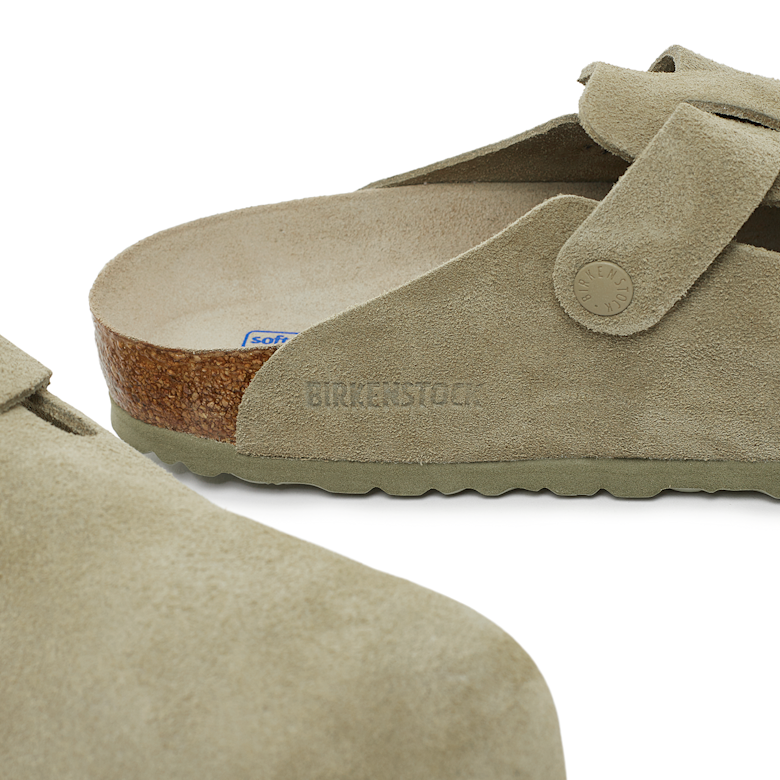 Buy Birkenstock Boston SFB VL in beige | 1019054 at MBCY