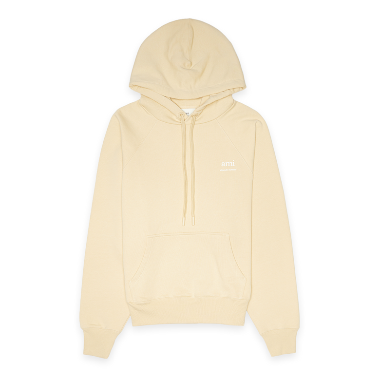 Buy AMI PARIS Hoodie Ami AM in beige | USW224.747-721 at MBCY