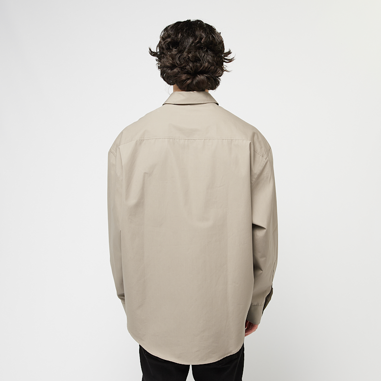 Buy AMI PARIS Ami De Coeur Boxy Fit Shirt in beige | USH145.CO0076