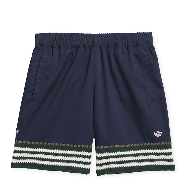 Buy adidas Originals x Clot Knit Short IV in blue | JN7721 at MBCY