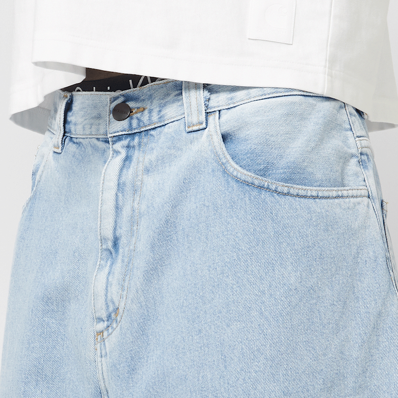 Buy Carhartt WIP Brandon Shorts in blue | I031921.01A3.03. at MBCY