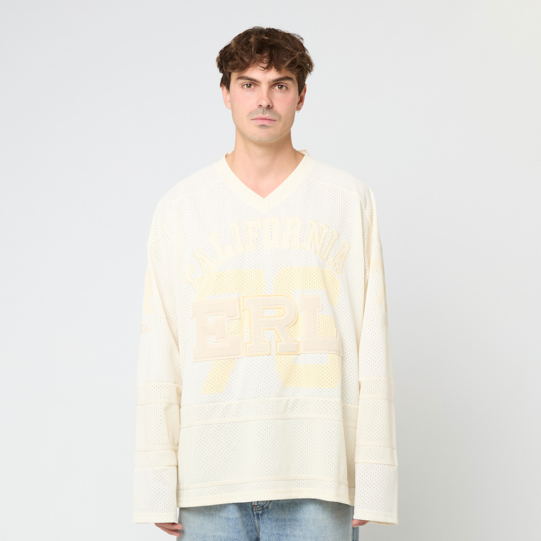 Buy ERL Unisex California Hockey Jersey Knit in beige | ERL11T013