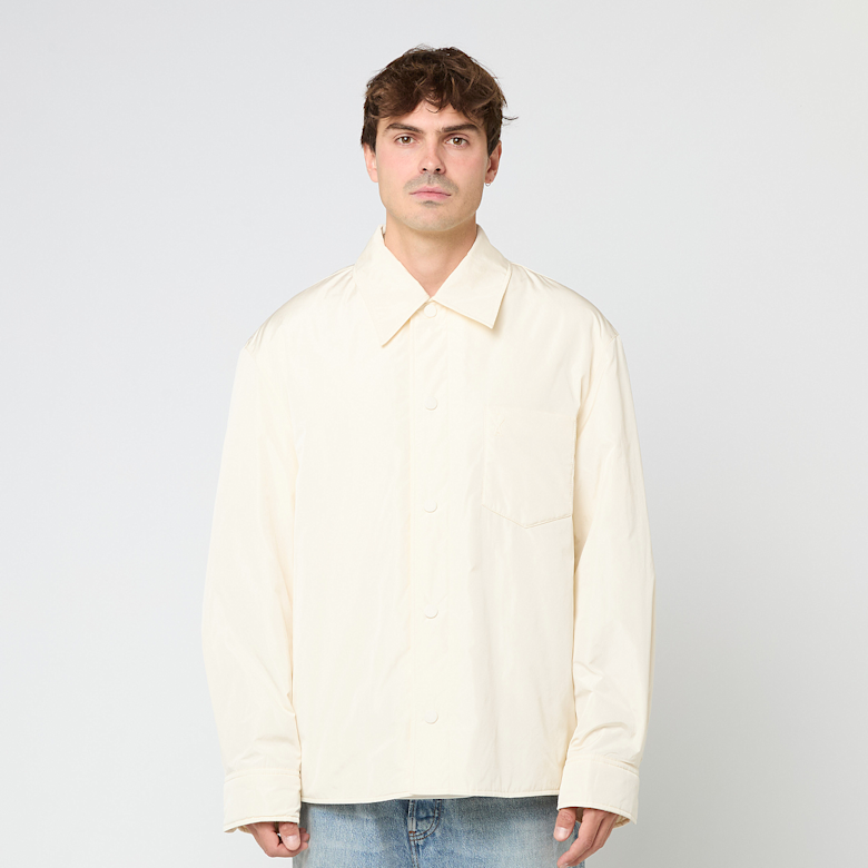 Buy AMI PARIS Surchemise in beige | HJK829.PL0039-185 at MBCY