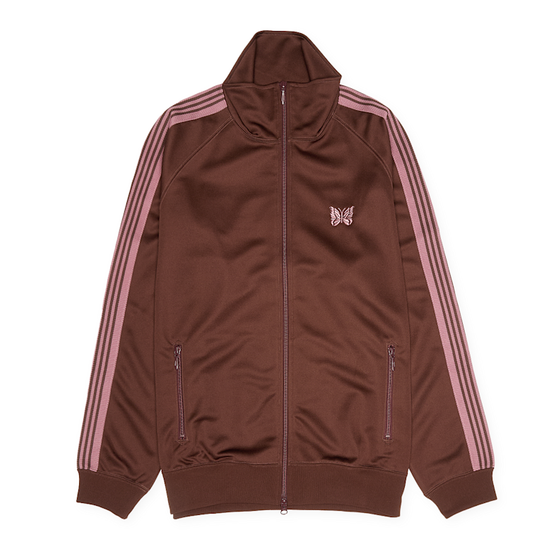 Buy Needles Track Jacket in brown | RW314-BROWN at MBCY