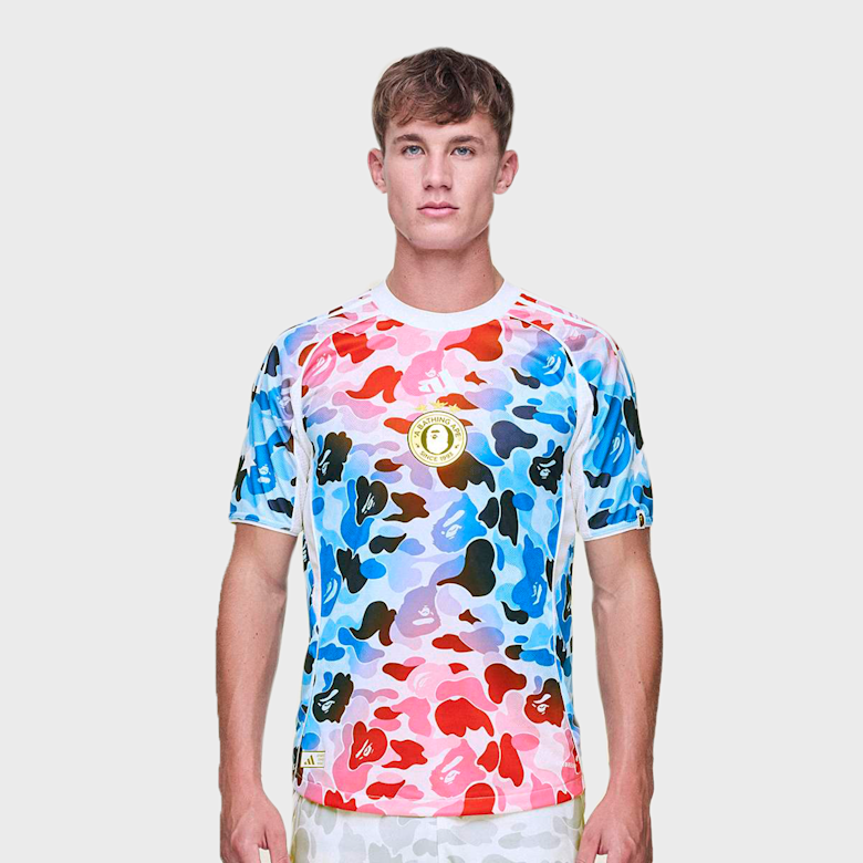 Buy adidas Originals x Bape FB Jersey in multi-colour | KA0040 at MBCY