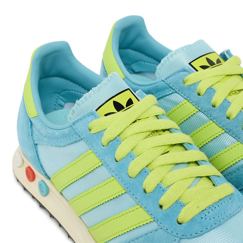 adidas gazelle silver green womens ADIDAS ORIGINALS LA TRAINER OG blue sneakers for men and women – Pavidas