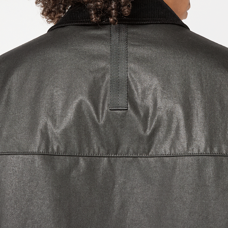 Buy Junya Watanabe MAN Leather Coat in black | WP-J026-W25-1 at MBCY