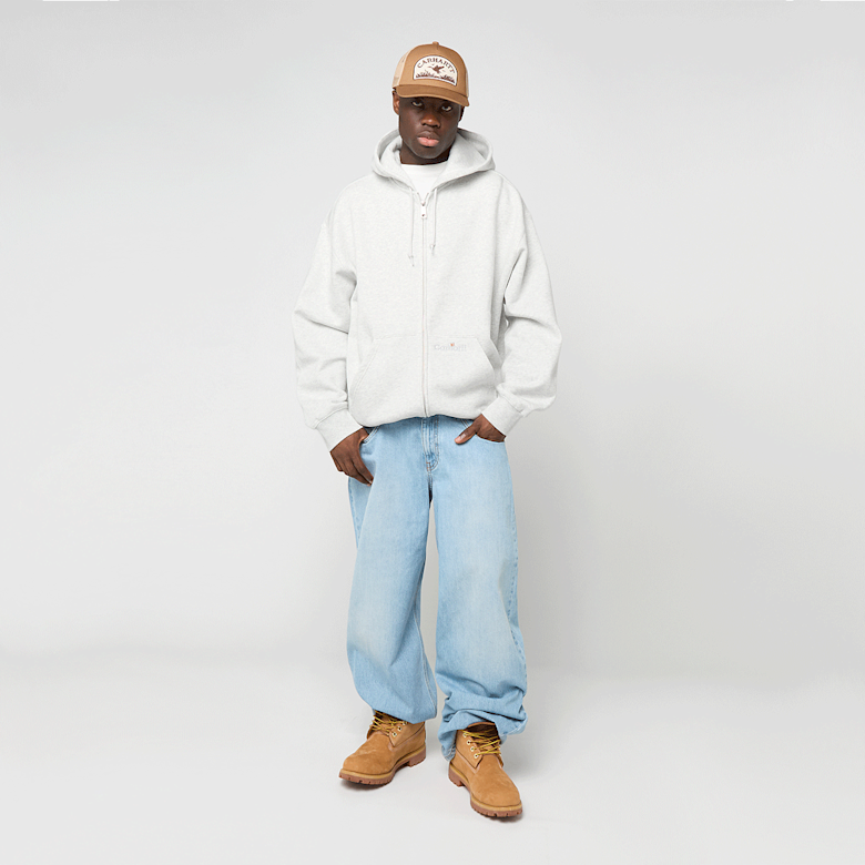 ヘルムートラング　 Buy Carhartt WIP Hooded WIP Label Sweat Jacket in grey | I036347