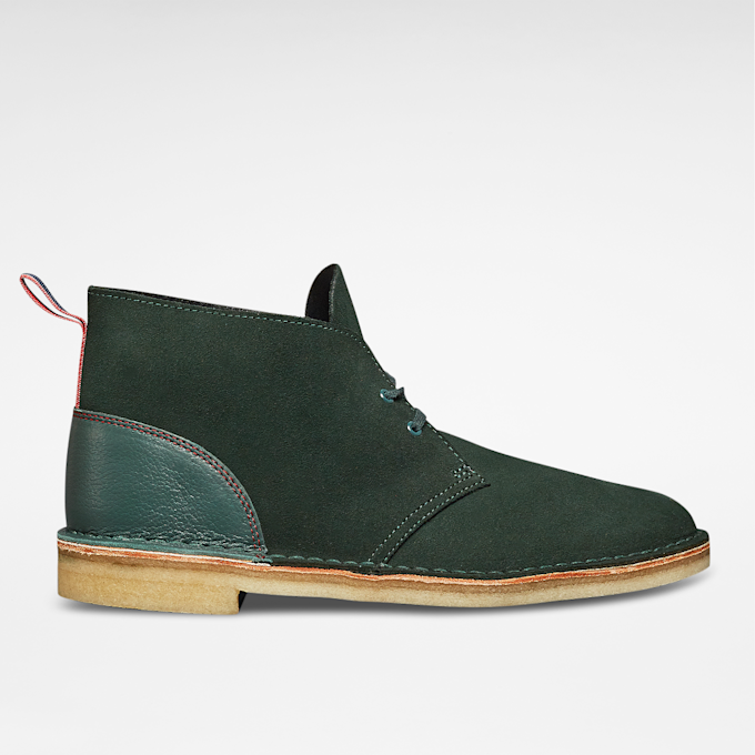 Clarks Desert Fix petrol suede green 49912 1