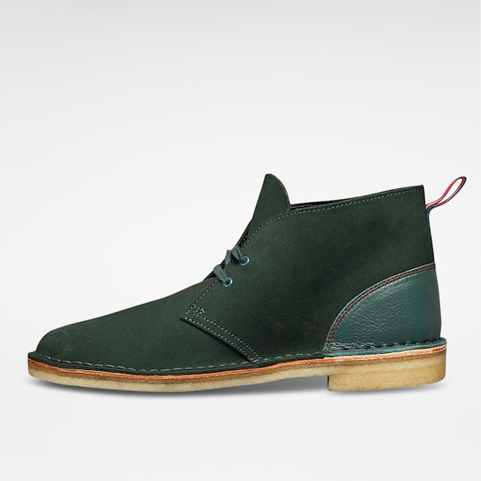 Clarks Desert Fix petrol suede groen 49912 2