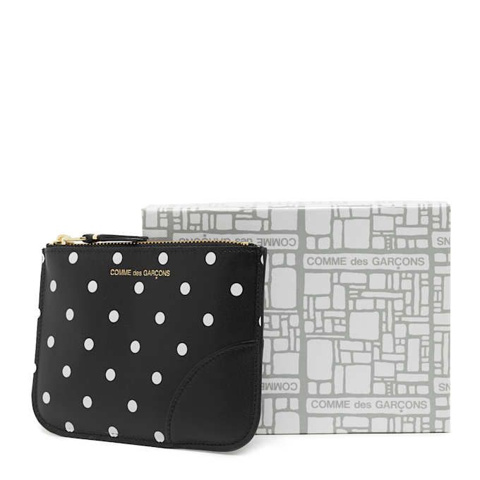 Comme des Garcons Wallet Dots Printed Leather Line black 53177 4
