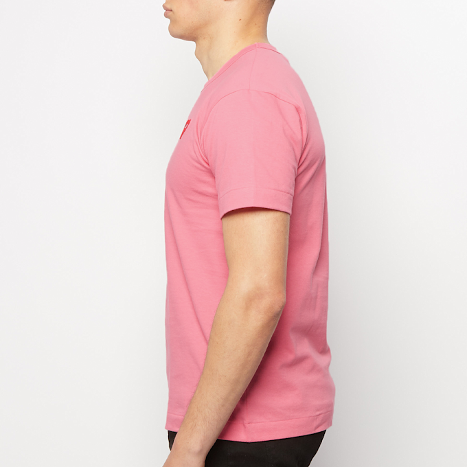Comme des Garcons Play Play Red Heart T-Shirt lichtroze 54376 3